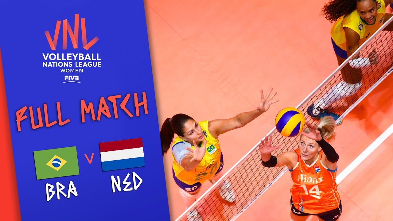 Brazil 🆚 Netherlands - Full Match Womens Volleyball Nations League 2019 