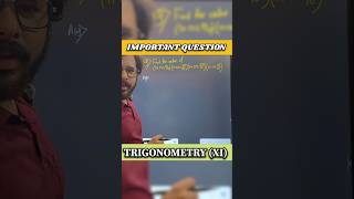 Important questions of TRIGONOMETRY class 11 #TRIGONOMETRY #maths