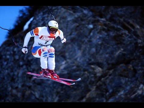 Marc Girardelli double downhill win (Wengen 1989)