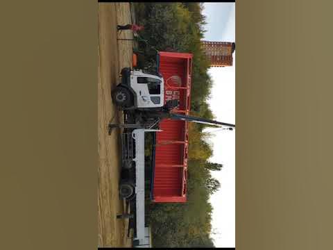 разгрузка морского контейнера - YouTube
