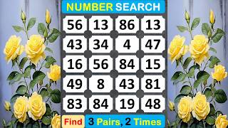 Number Search: Overcome Your Inferiority with Finding Numbers #braingame #mindset #puzzle #quiz-#443