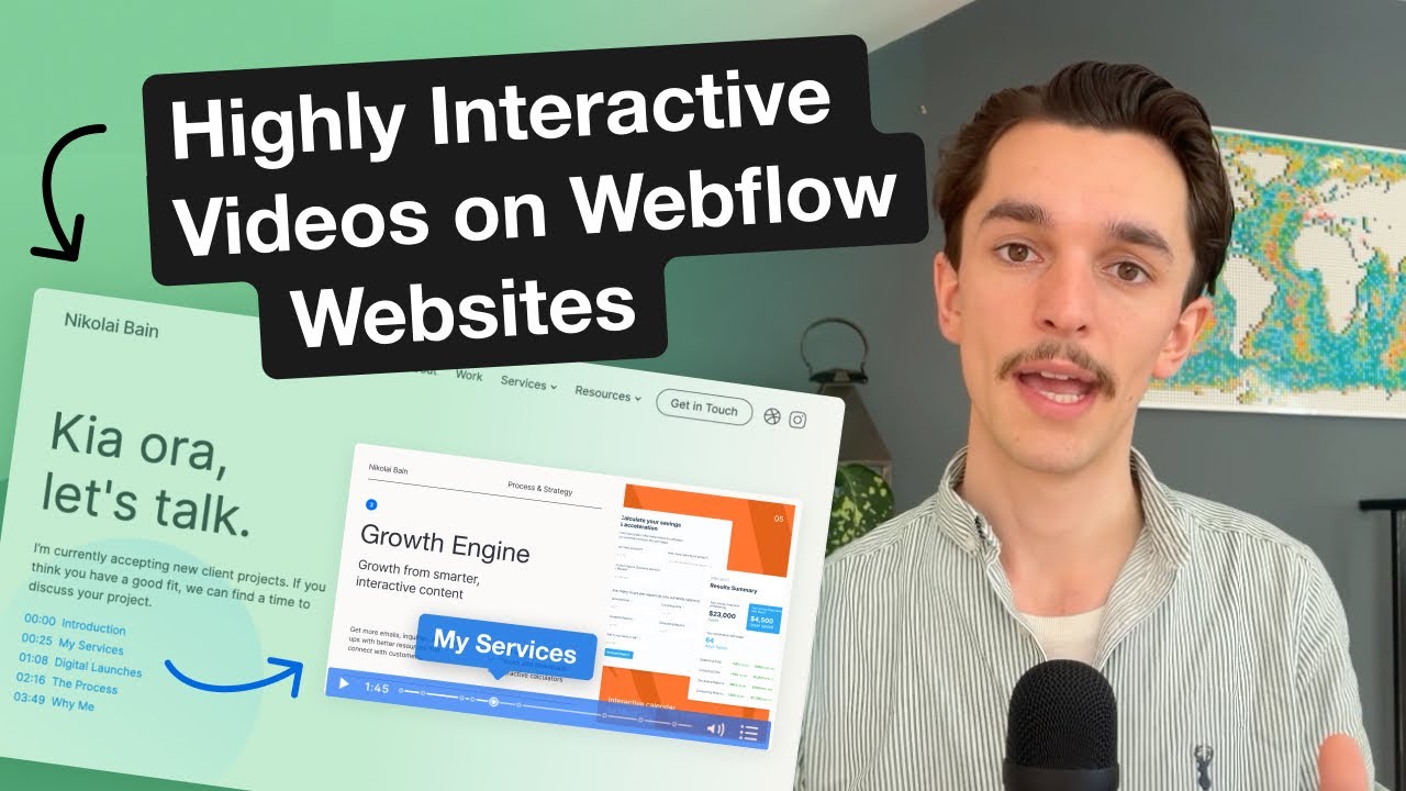 Adding Highly Interactive Videos on a Webflow Website - YouTube