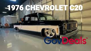 1976 Chevrolet C20 Restomod Police Seizure Auction | Porterbuilt Chassis, AccuAir, & More!