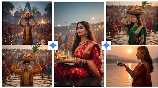 Trending Chhath Puja Ai Photo Editing Prompts | Google Gemini Chhath Puja Ai Photo Editing screenshot 5