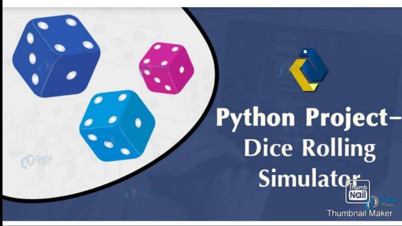 Creating a dice game by python language - YouTube