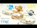 宇宙をイメージ🪐惑星と星のワイヤーリングの作り方|Planet And Stars Ring|Wire Ring|Wire Jewelry|DIY|How To Make|Easy Tutorial