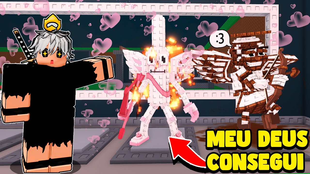 MEU DEUS😱PEGUEI UM DOS BRAINROTS MAIS RAROS DA UPDATE DE VALENTINE!!😍❄️