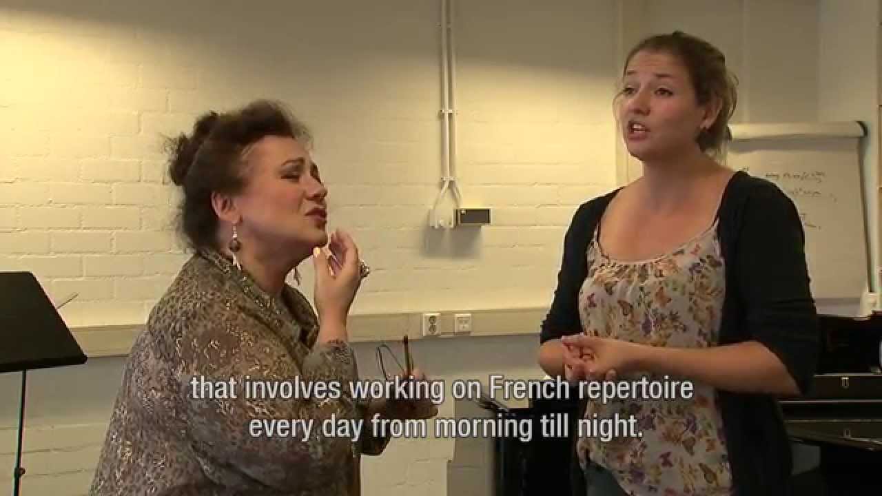 Workshop on French repertoire with Leontina Vaduva and Ed Spanjaard at the Dutch National Opera