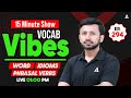 Vocab Vibes #294 | Bank Exam Vocabulary | The 15 Minute Show | By Parth Krishan Upadhyay