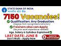 7150 Vacancies! Big Update: SBI Apprentice Recruitment 2026! 🔥