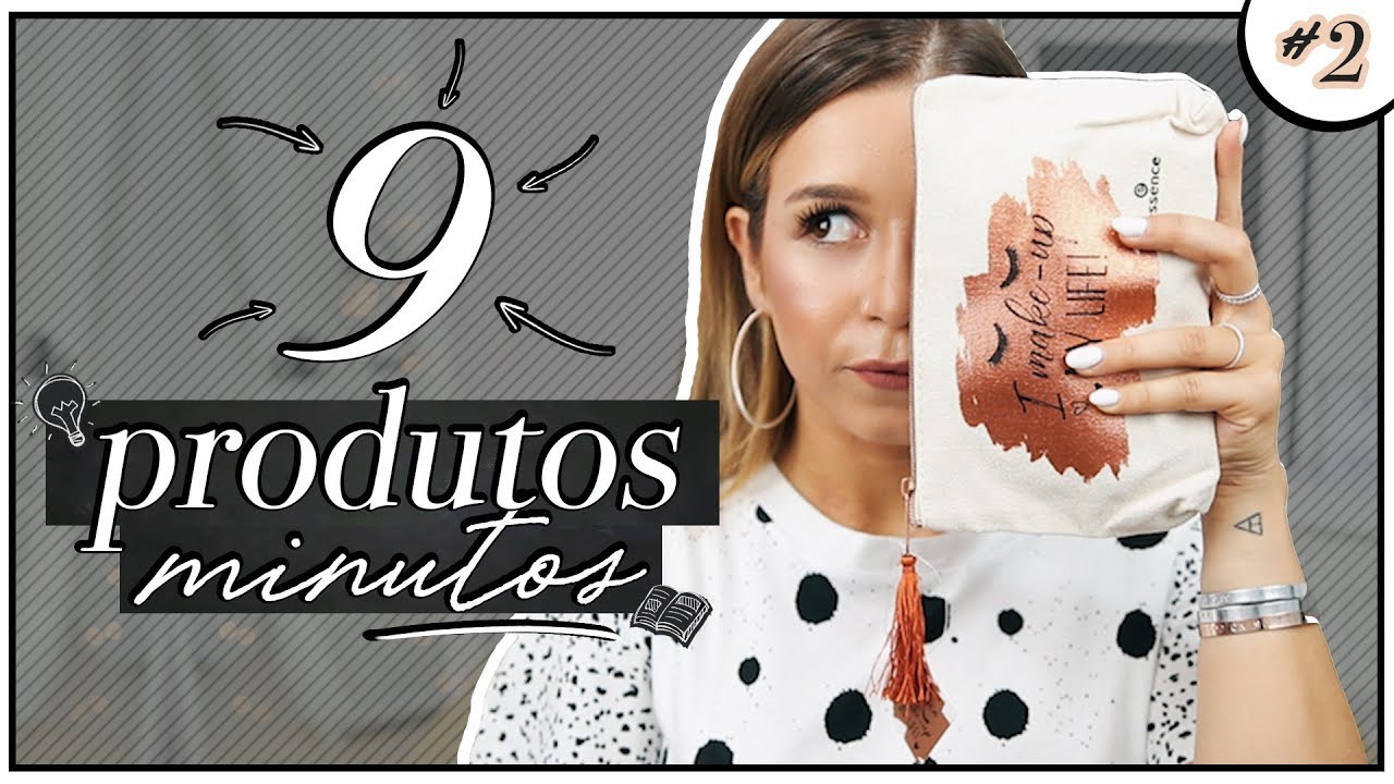 MAKEUP P/ AULAS EM 9 MINUTOS COM 9 PRODUTOS EP.2 #ROCHIBTS2018 | Inês Rochinha