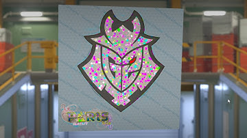 CS2 Updated G2 ESPORTS Glitter Paris Sticker