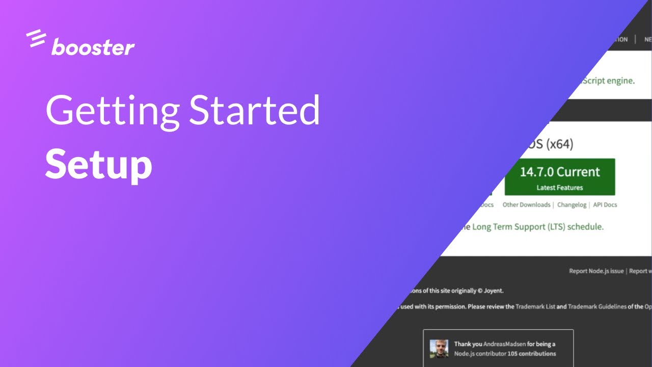 02 - Getting started with Booster, Setup - YouTube