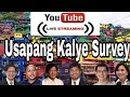 KALYE SURVEY UPDATE #4 NATIONAL &amp; ABROAD...Tugma ba ito sa mainstream media survey results