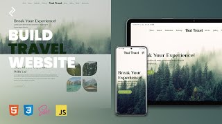 Create a Travel Website Responsive (HTML, CSS, Java Script) #3