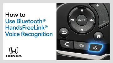 How to Use Bluetooth® HandsFreeLink® Voice Recognition