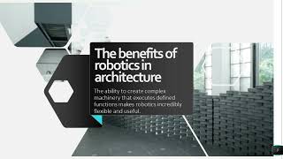 Robotics in Architecture
