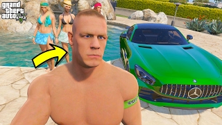 WWE JOHN CENA PLAYS GTA 5 (GTA 5 VLOG)