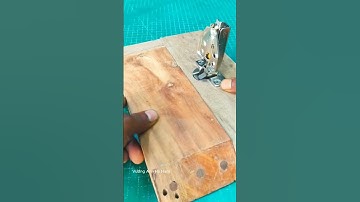 Cách lắp bản lề gỗ #vuonganhhanam