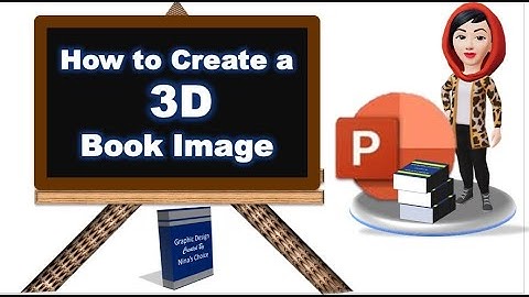 How to create a 3D book image in powerpoint