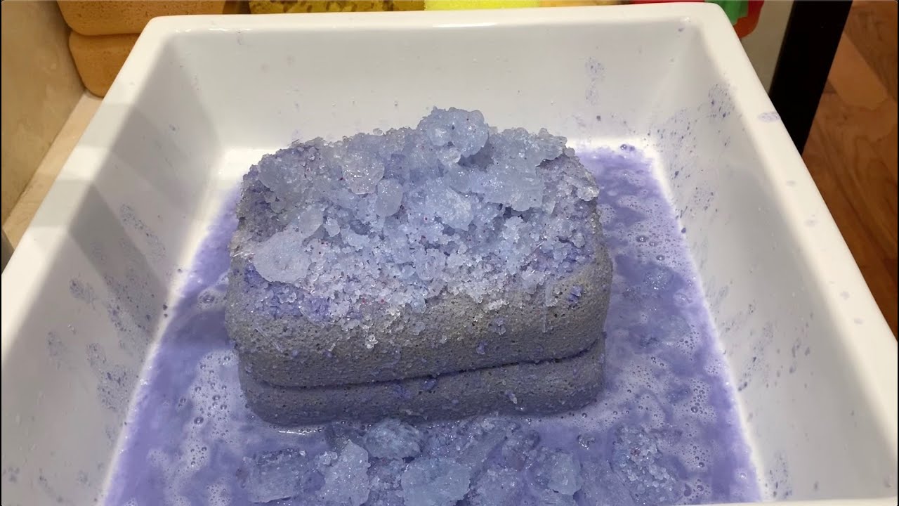 💎🧜🏻‍♀️ AMAZING ARIEL CRYSTALS 🧜🏻‍♀️💎 oddly satisfying - Sponge ASMR