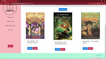 MyLibrary - Projek Praktikum Pemrograman Web Dinamis