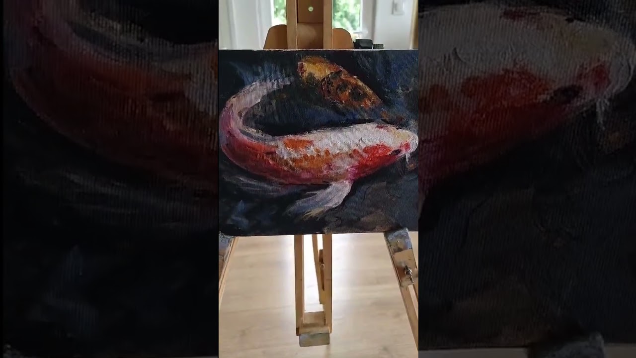 Jak maluję obrazy olejne. Kulisy powstawania obrazu pt. Koi Romeo