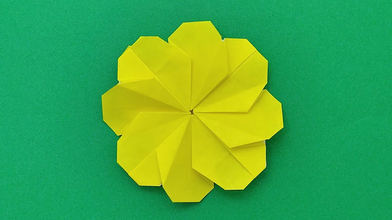 折り紙 リングスタンド の折り方 Origami How To Make A Ring Stand Youtube