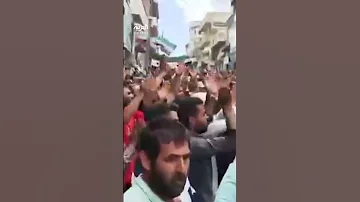 مظاهرات حاشدة في مناطق سيطرة هيئة تحرير الشام في إدلب للمطالبة برحيل أبو محمد الجولاني 