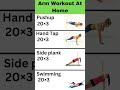 Beginner workout at Home