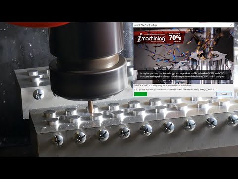 CHƯƠNG TRÌNH TRIỆU CHỨNG SOLIDCAM - GIỚI THIỆU # 1 1 TỰ HỌC LẬP TRÌNH PHAY SOLIDCAM- GIỚI THIỆU #1