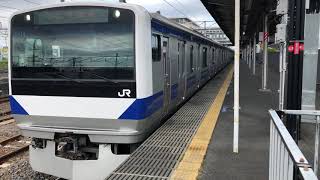 E531系0番台カツK414編成友部発車