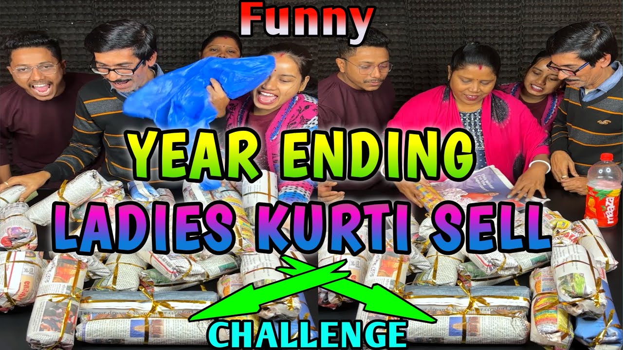 Omnifarious Year Ending Ladies Kurti Sell Funny Challenge With Family
