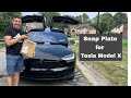 Snap Plate for the Tesla Model X Refresh