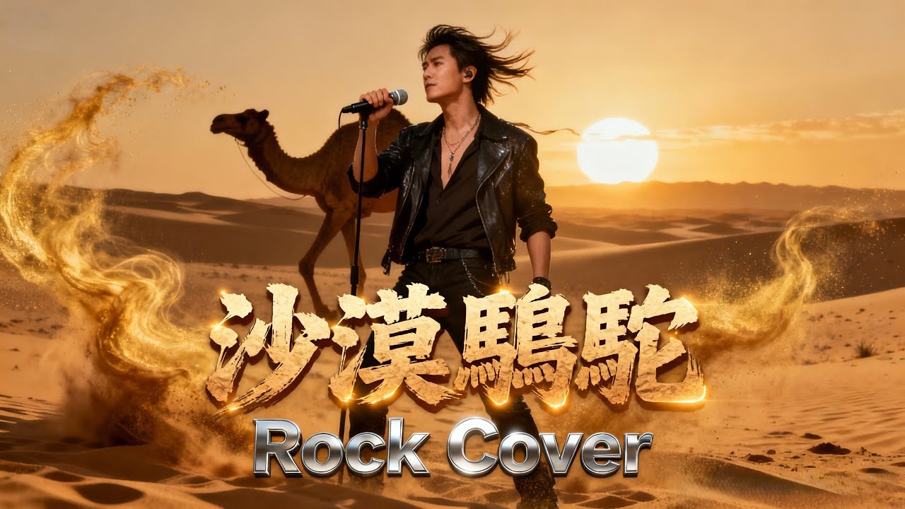 Sha Mo Luo Tuo (沙漠駱駝) - Zhan Zhan Yu Luo Luo (展展與羅羅) | Modern Rock Cover 🎶🔥🎶🔥