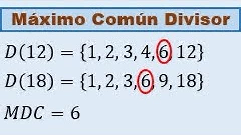 Maximo comun divisor explicacion para niños