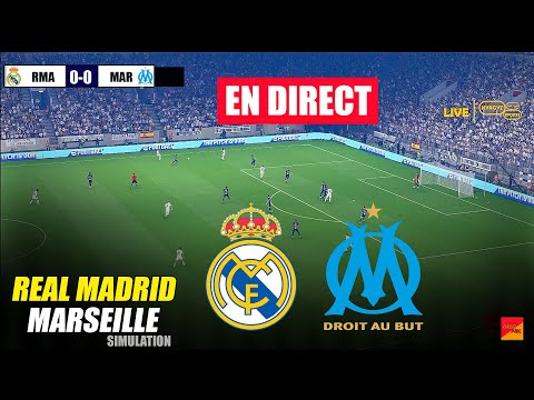 EN DIRECT Real Madrid Vs Marseille Ligue Des Champions 2025 Simulation Du Match En Direct
