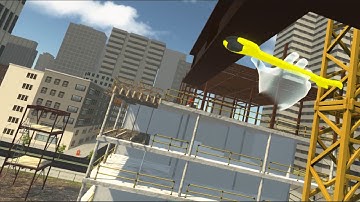 Fall Arrest Guard Rail System Scene - Virtual Realty Safety Training