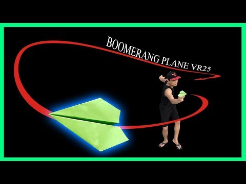 Cách gấp máy bay boomerang ver 25 | Как сделать бумажный самолетик Бумеранг #boomerangplane