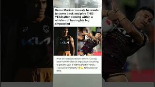 Deine Mariner reveals he wants to come back and play THIS YEAR after coming #sports #news