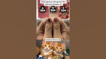 Only genius can guess the correct number ☠️|#shorts #trending #challenge #game part-08