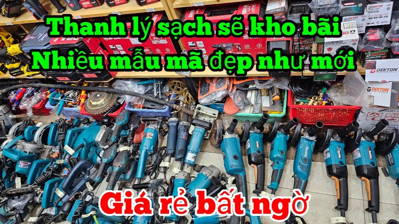 📢💥Thanh lý phần còn lại của kho bãi, xã sạch sẽ kho giá rẻ thôi rồi | Máy Xây Dựng Hồng Nhiên