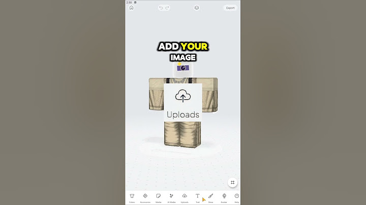 HOW to make CLOTHES on ROBLOX