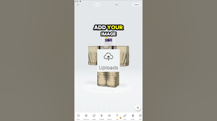 HOW to make CLOTHES on ROBLOX