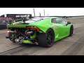 Modified cars accelerating  super kart golf 4 r30 turbo 900hp huracan twin turbo 1400hp golf 2