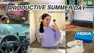 WHAT IT'S REALLY LIKE TAKING SUMMER COLLEGE CLASSES☀️📚 (day in my life as a student and intern)