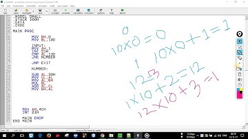 assembly language programming in bangla-input greater than 9