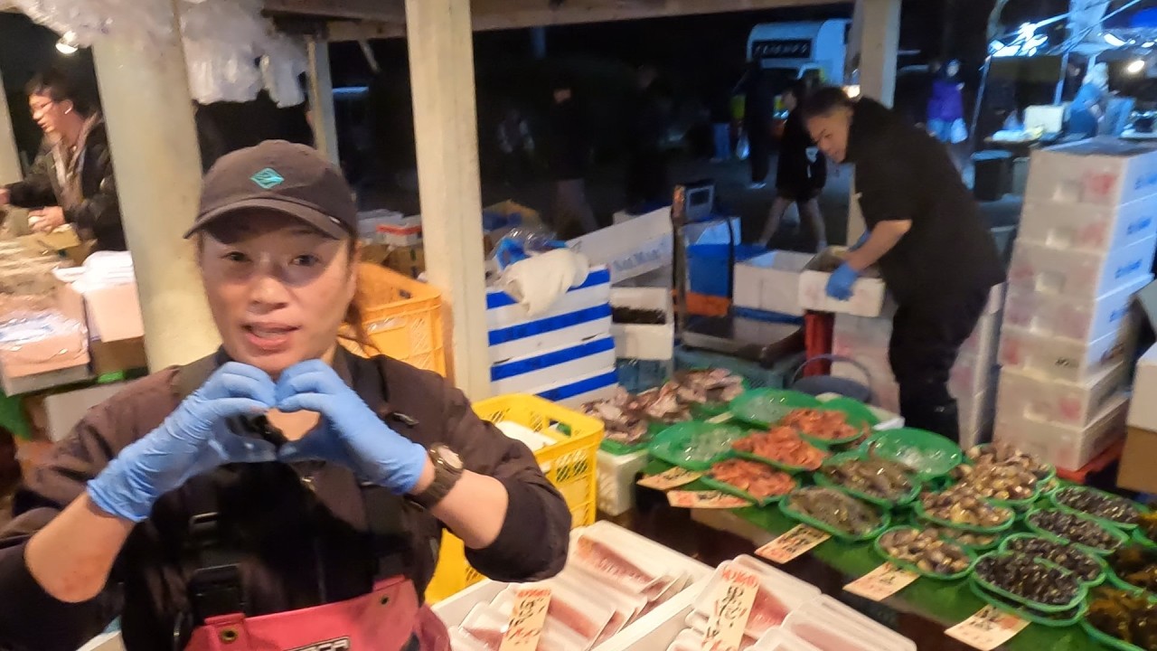 2026年2月15日三浦市三崎朝市