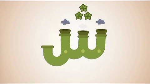 Endless wordplay arabic animations concept