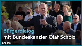 Bürgerdialog „KanzlerGESPRÄCH mit Bürgerinnen und Bürgern in Lübeck“ mit Olaf Scholz
